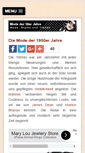 Mobile Screenshot of 50er-mode.com